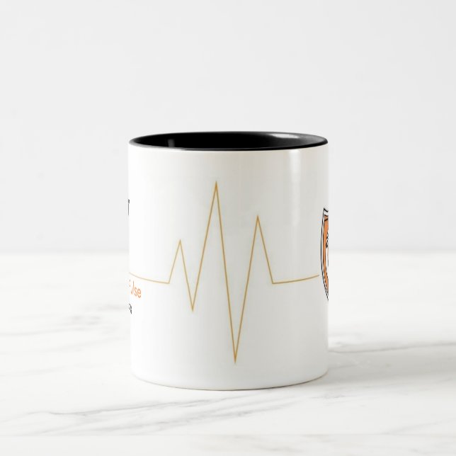 Orange Pulse Mug #7 (Center)