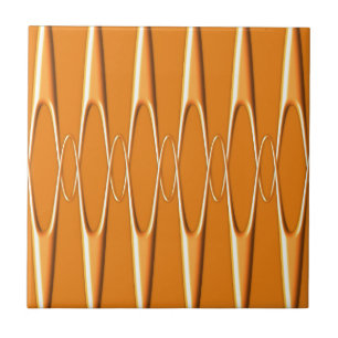 Orange Pulse Tile