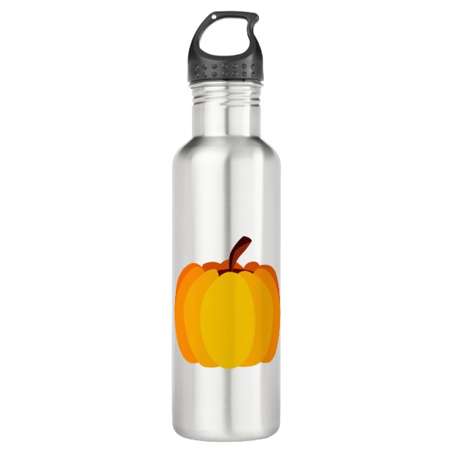 Orange Pumpkin 710 Ml Water Bottle (Front)