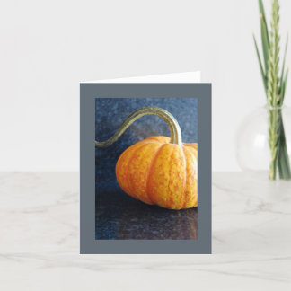 Orange Pumpkin Blank Notecard