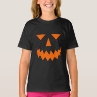 Orange Pumpkin Face T-Shirt (Child)