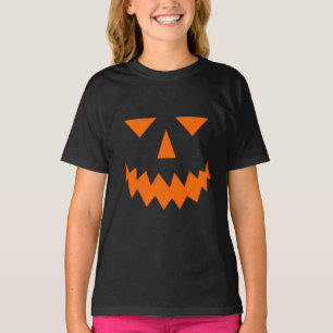 Orange Pumpkin Face T-Shirt (Child)
