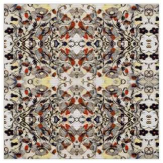 Orange Pumpkin Floral Fabric
