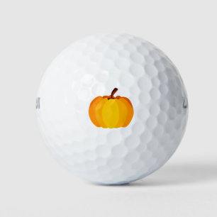 Orange Pumpkin Golf Balls