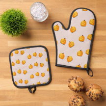 Orange pumpkin head pattern