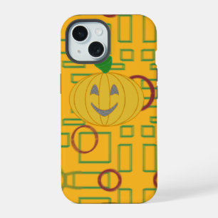 Orange Pumpkin iPhone 15 Case