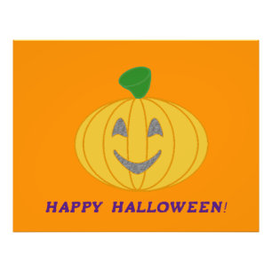 Orange Pumpkin Photo Print