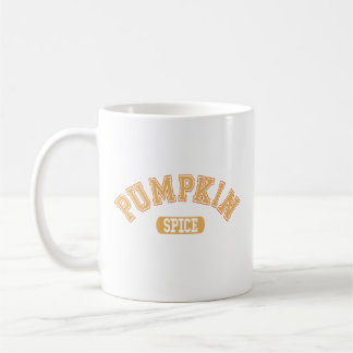 Orange Pumpkin Spice College Letter Inspired Coffee Mug