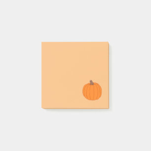 Orange Pumpkin Sticky Notes