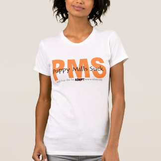 Orange Puppymills Suck Tee