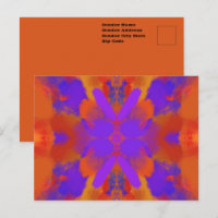 Orange Purple And Red Abstract Graphic Art Design