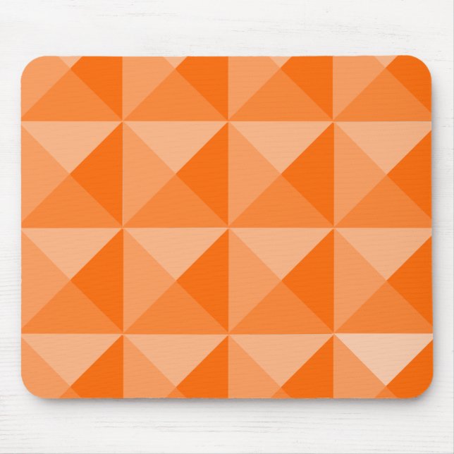 Orange Pyramids  Mouse Mat (Front)
