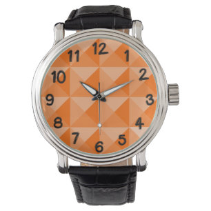 Orange Pyramids Watch