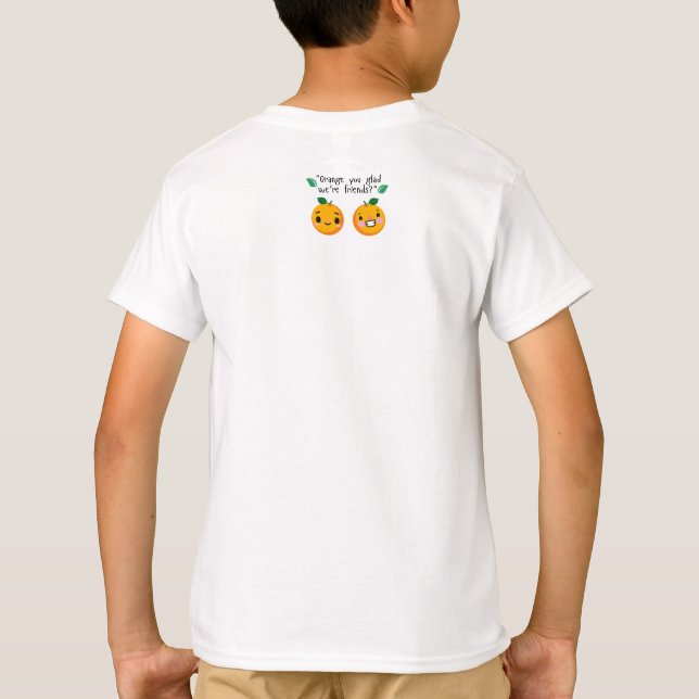 ORANGE QUOTE T-Shirt (Back)