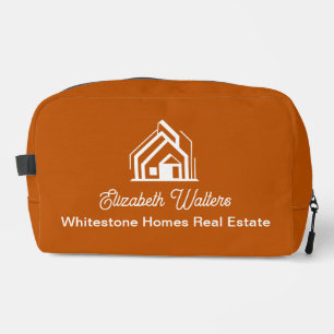 Orange Real Estate Company Custom Realtor Dopp Kit