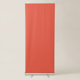 Orange Red Best Vertical Retractable Banner