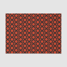 Orange Red Black Pattern
