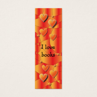 Orange Red Heart Design