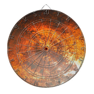 Orange & red Junk Yard vintage Truck Dartboard