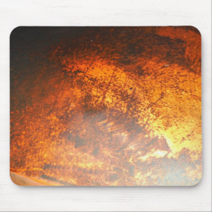 Orange & red Junk Yard vintage Truck Mouse Mat