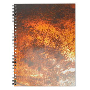 Orange & red Junk Yard vintage Truck Notebook