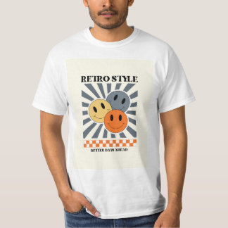 Orange retro style T-Shirt