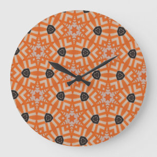 Orange Retro Vintage Clock