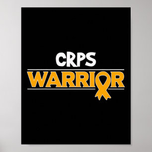 Orange Ribbon Algodystrophy Awareness Poster