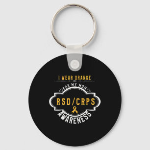 Orange Ribbon Crpsrsd Awareness And Support For Mo Key Ring