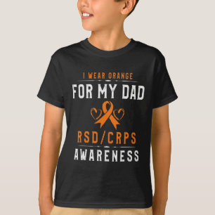 Orange Ribbon Crpsrsd Awareness For Dad Gift For F T-Shirt