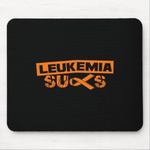 Orange Ribbon I Leukaemia Dad September  Mouse Mat