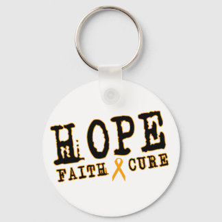 Orange ribbon keychains RSD Leukaemia MS