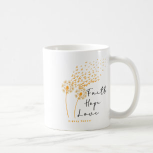 Orange Ribbon Resist The Storm Kidney Cancer Aware Coffee Mug