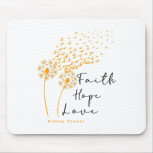 Orange Ribbon Resist The Storm Kidney Cancer Aware Mouse Mat