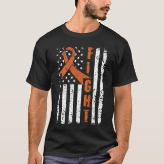 Orange ribbon sign - Leukaemia Awareness_fullprint T-Shirt