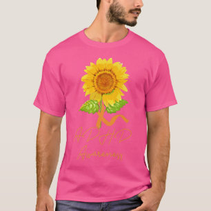 Orange Ribbon Sunflower ADHD Awareness Ribbon Gift T-Shirt