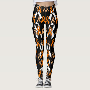 Orange Ribbons...RSD/CRPS Leggings