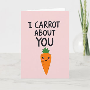 Orange Root Vegetable Card