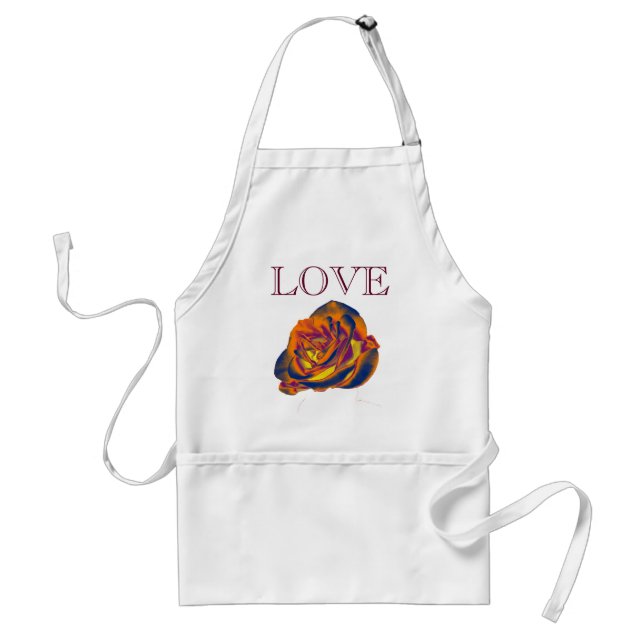 Orange Rose Apron (Front)