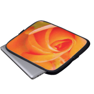 Orange Rose by Alexandra Cook Laptop Sleeve