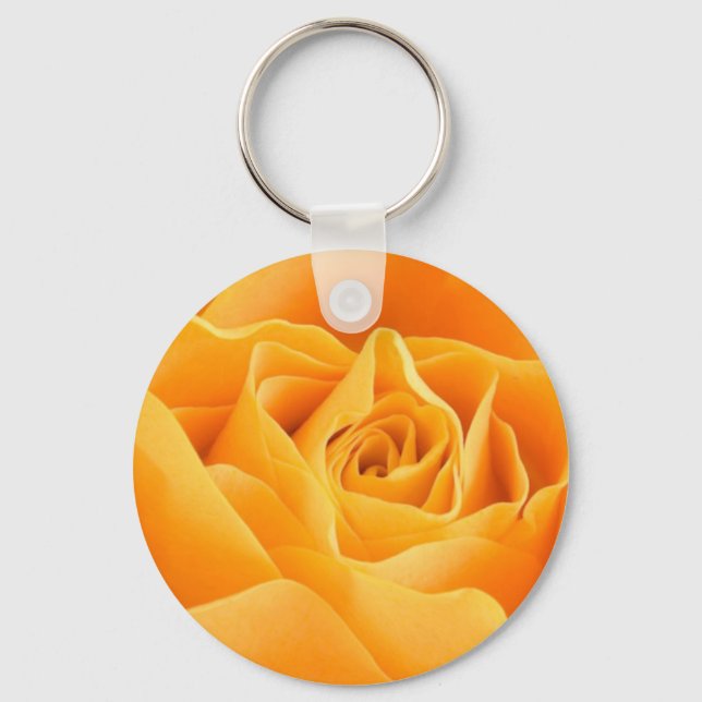 Orange Rose Key Ring (Front)