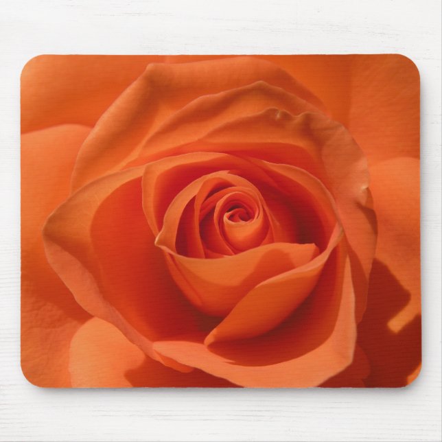 Orange Rose Mouse  pad Mat (Front)