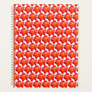 Orange rose planner