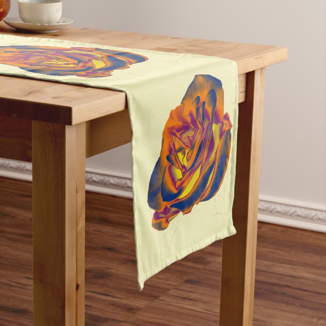 Orange Rose Table Runner (In Situ)