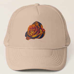 Orange Rose Trucker Hat