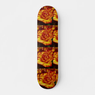 Orange Roses, 7 3/4" Skateboard Deck