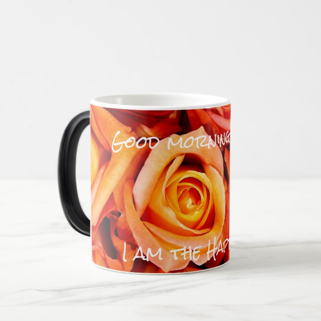 Orange Roses Bouquet Mug (Front Left)