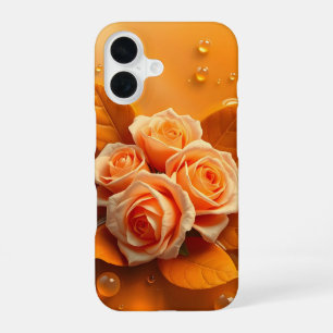 Orange Roses with Warm Glow iPhone Case