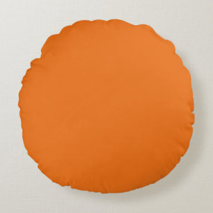 Orange Round Cushion