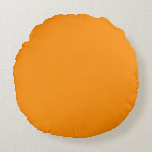 Orange  round cushion (Front)